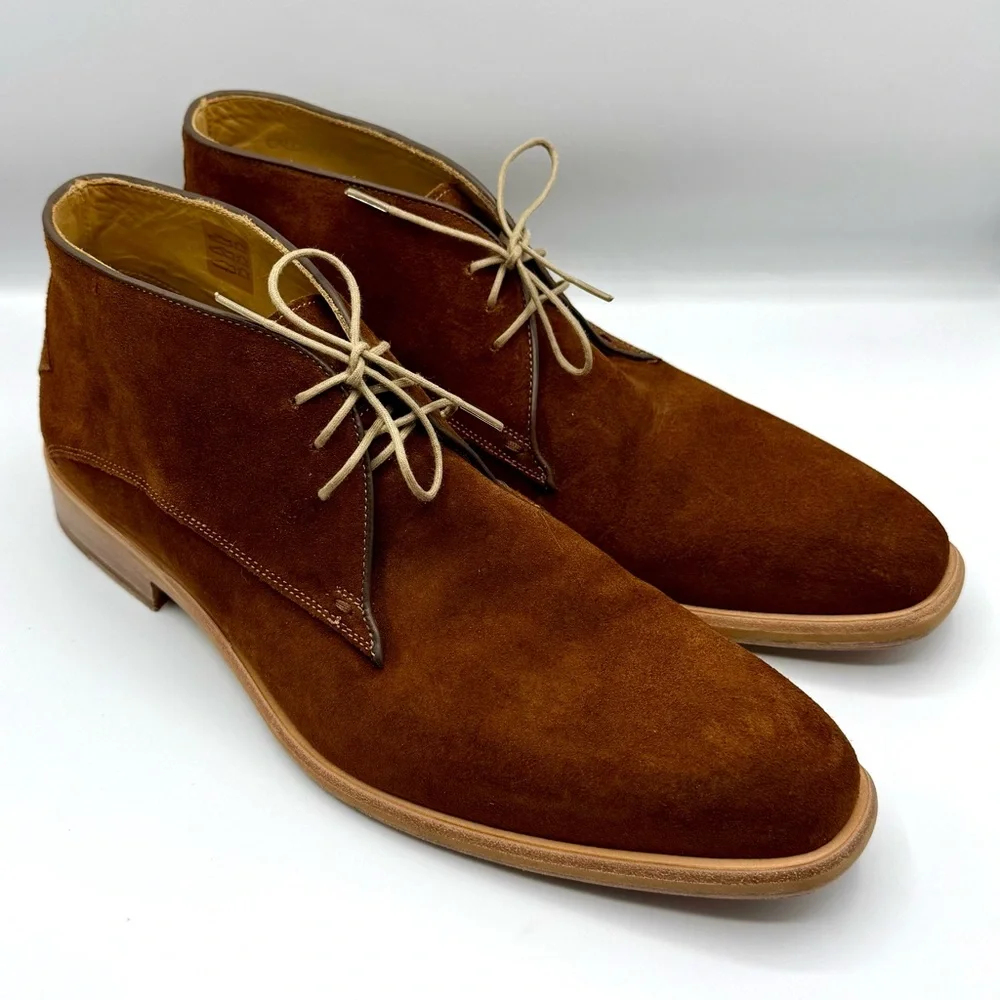 Oliver Sweeney Brown Suede Caldana Desert Chukka Boots £295 MSRP – Size 10.5